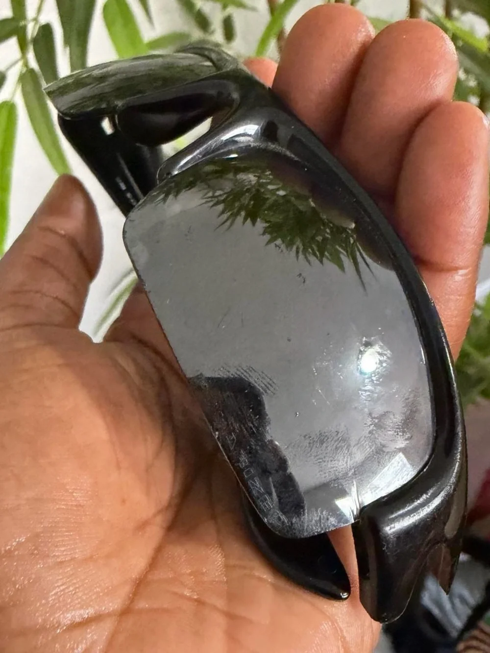 Oakley Bottlecap Crystal Black Sunglasses Silver Icons RARE Made USA Polarized